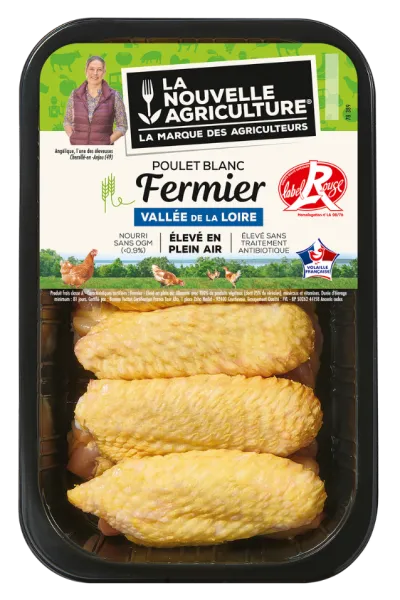 LES AILES DE POULET FERMIER LABEL ROUGE LA NOUVELLE AGRICULTURE®