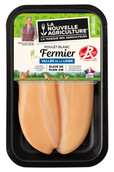 LES FILETS DE POULET FERMIER LABEL ROUGE LA NOUVELLE AGRICULTURE®